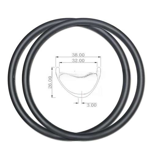 Pezzi cerchio carbonio - 2,